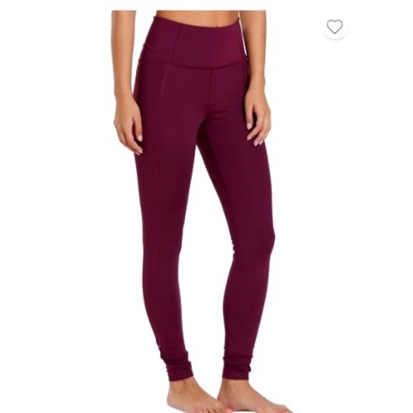 EUC Girlfriend Collective Activewear Compressive High-Rise Leggings Plum Size XS - Picture 2 of 12